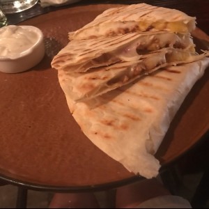 Hawaiian BBQ chicken wrap