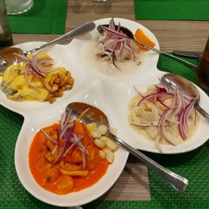 Muedtra de ceviches estaba riquisimo