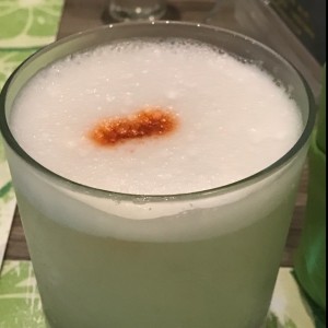 pisco sour, excelente