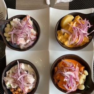 cuatro ceviches 