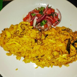 Arroz con mariscos 