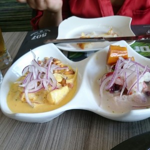 trio de ceviches