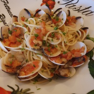 pasta con almejas 