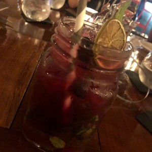 mojito de blueberry