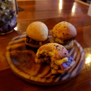 mini hamburguesas