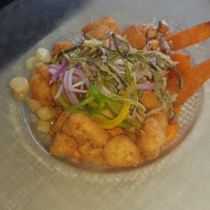 ceviche frito corvina