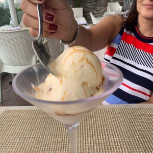 helado de vainilla