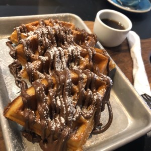 Waffles de Nutella