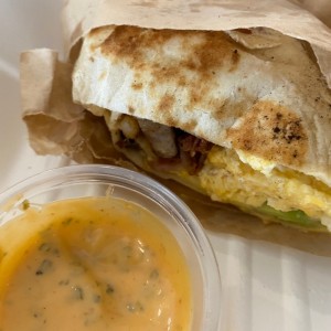 Breakfast burrito - fonda las papayas