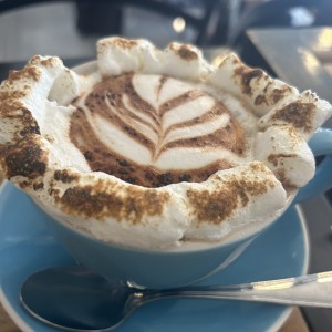 Mocaccino con malva 