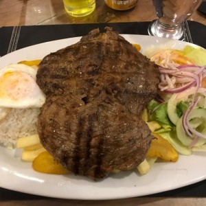 Bistec a lo Pobre