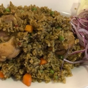 Arroz Verde de Pollo