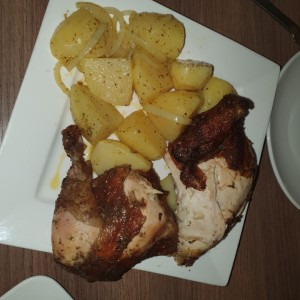 Medio Pollo Asado 