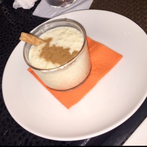 postre: arroz con leche