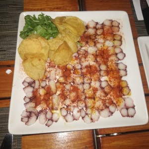 carpaccio de pulpo