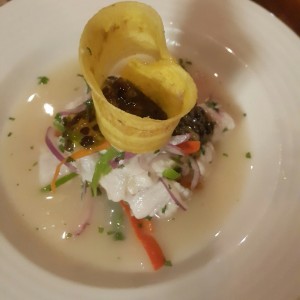 ceviche con maracuya