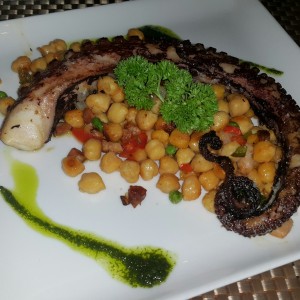 Pulpo a la parrilla