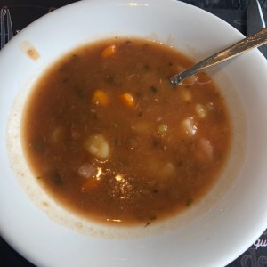 Sopa de entrada