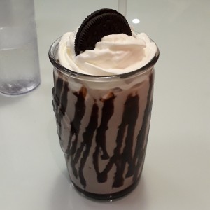 milk shake de oreo