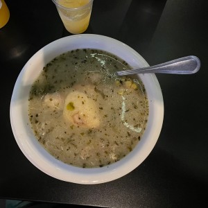 Sancocho de pollo.