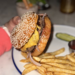 Tavern Style burger