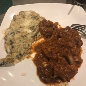 Risoto funghi con Ossobuco