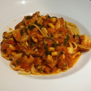 Pasta de camarones