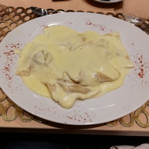 raviolis de espinaca