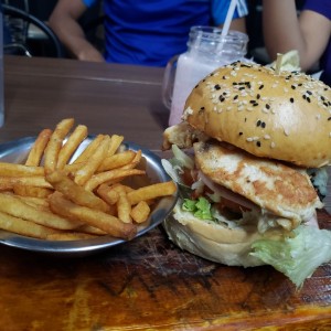 HAMBURGUESA DE POLLO