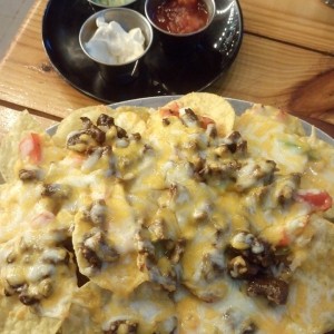 nachos de carne