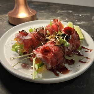 Carpaccio de res