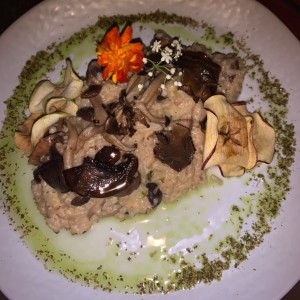 Truffas con risotto