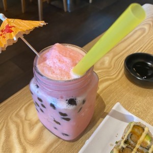 Bubble tea de Fresa