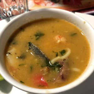 sopa de mariscos