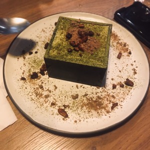 Tiramisu de matcha 