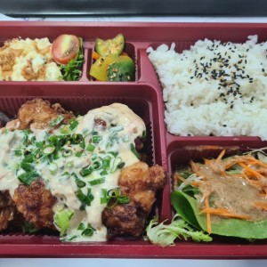 Chicken namban bento box