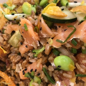 Bowl Teriaki Twist con Salmon