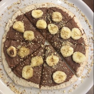 pizza de nutella