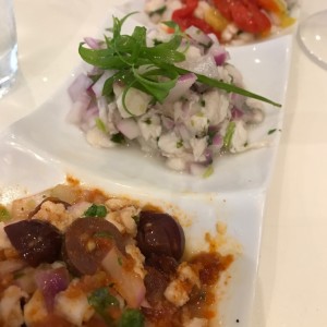 trio de ceviche