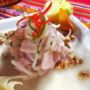 ceviche tradicional de corvina