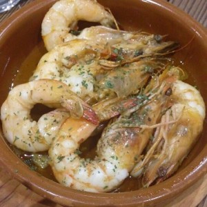 camarones ajillo