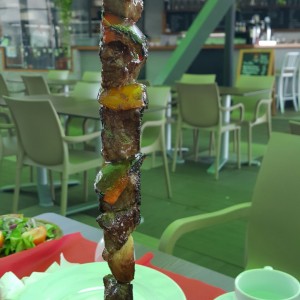 brocheta de carne