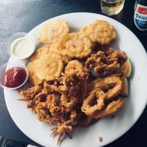 Calamares apanados