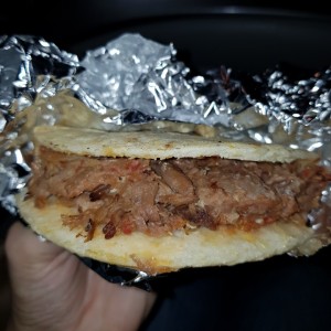 arepa de carne de res