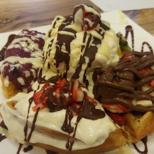 Pizza de waffle