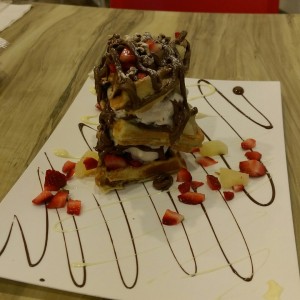 Wafle de Nutella!