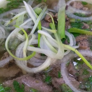 Pho de carne salteada