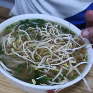 Pho de mariscos 