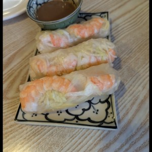 Rollitos Frescos de Camarones