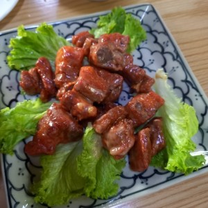 Costilla de Cerdo al Horno con Leche de Coco